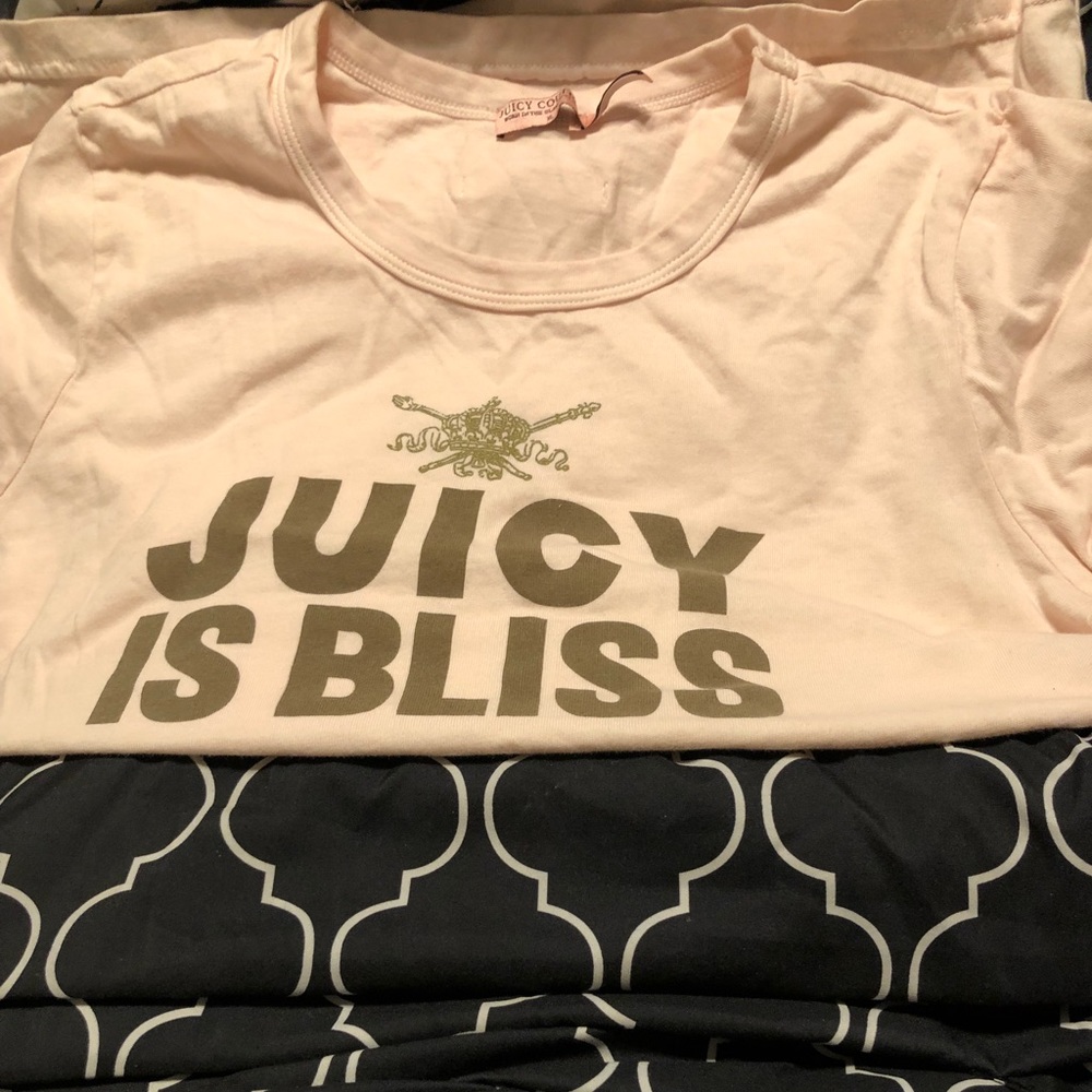 Juicy Couture nwot graphic T-shirt size xl